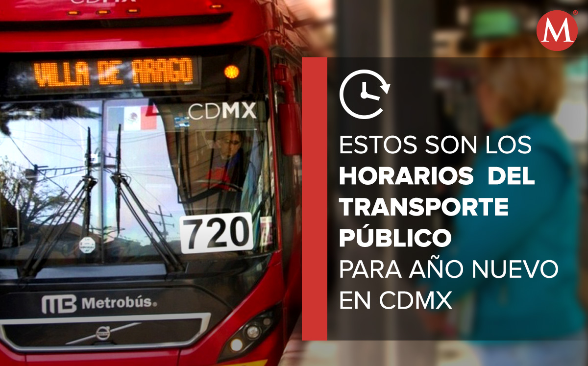 Checa los horarios y toma previsiones. (Especial)