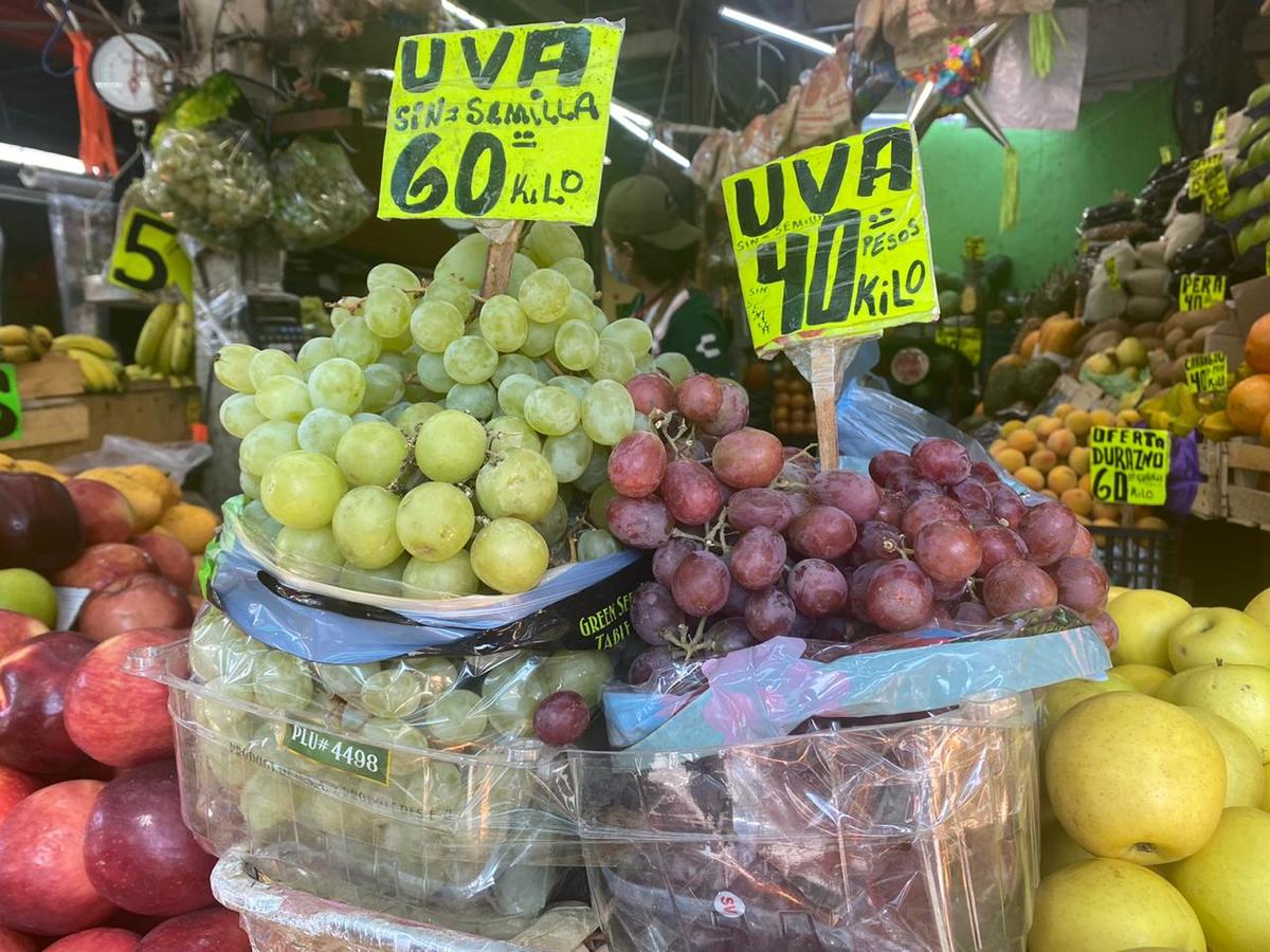 Disminuye 40% la venta de uvas para año nuevo en mercados de León