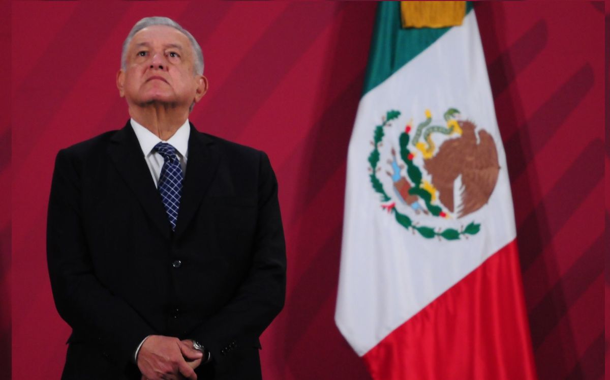 El presidente Andrés Manuel López Obrador durante su conferencia matutina. Foto: (Cuartoscuro)