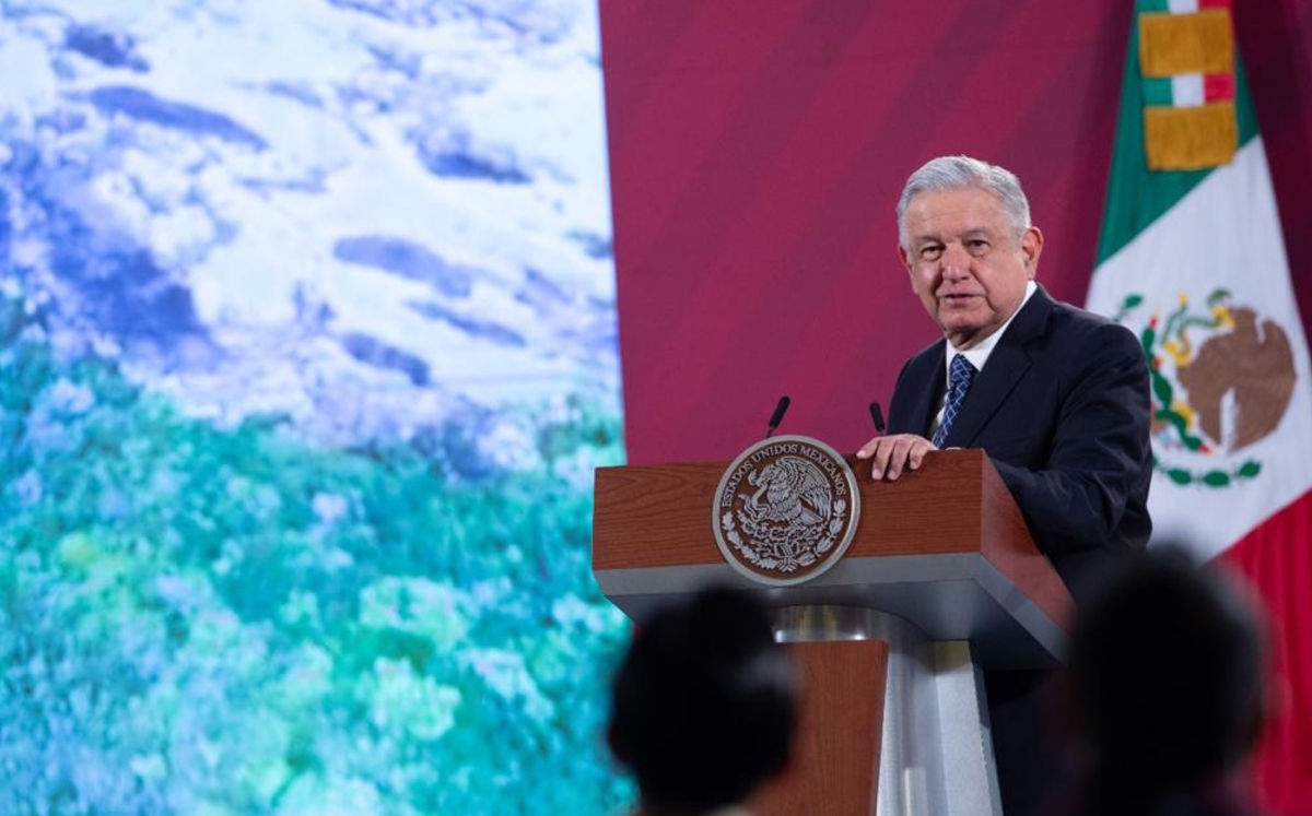 El presidente Andrés Manuel López Obrador en La Mañanera. (Cortesía)