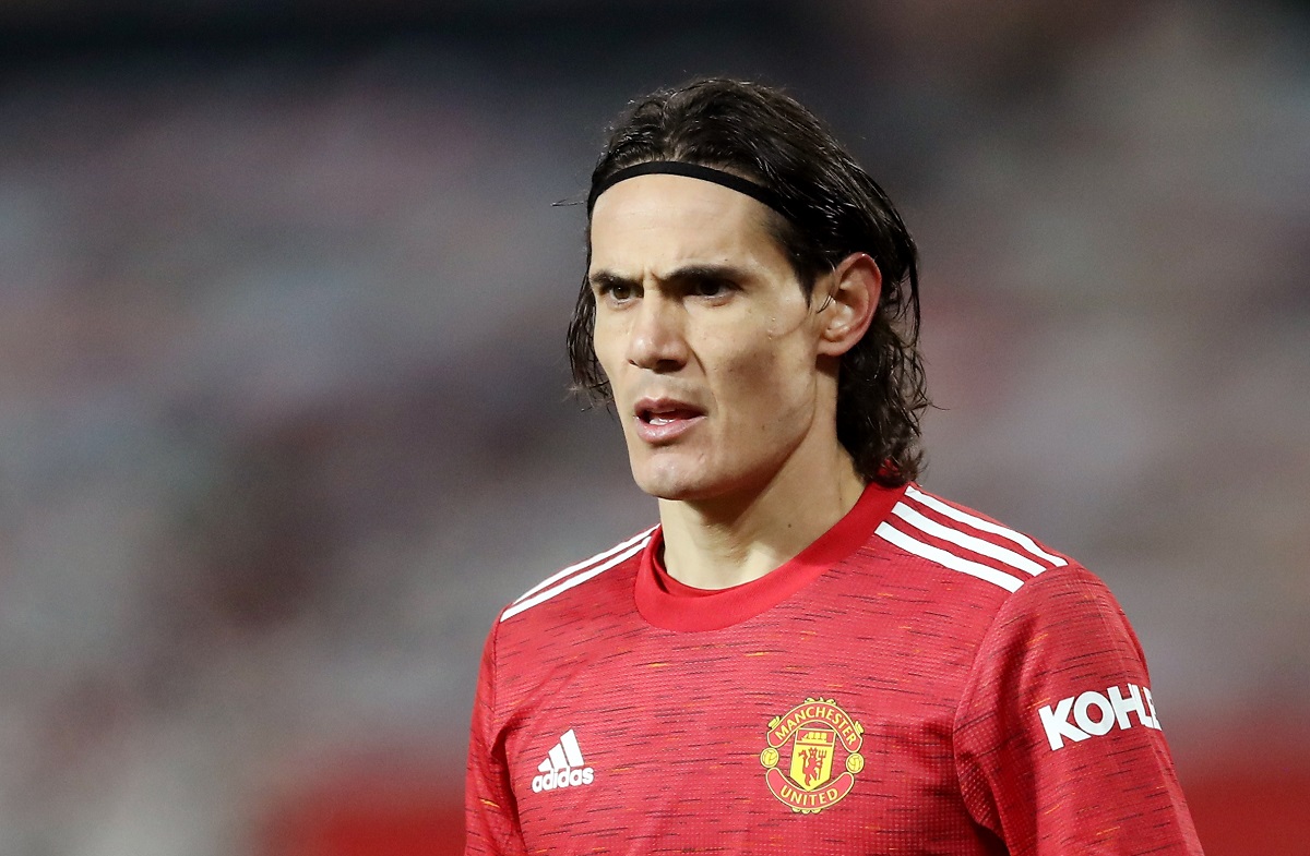Edinson Cavani, delantero del Manchester United (Reuters)