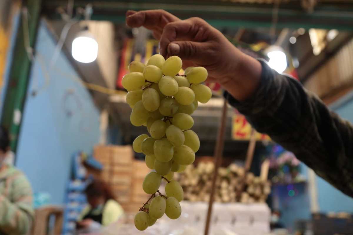 Uvas para la cuanta regresiva del año nuevo. (Maribel Calderón)