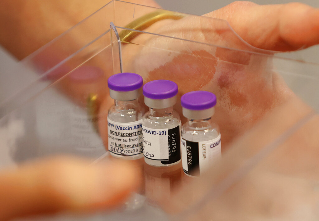La vacuna de Pfizer es la primera que recibe la autorización de la OMS. (AP)