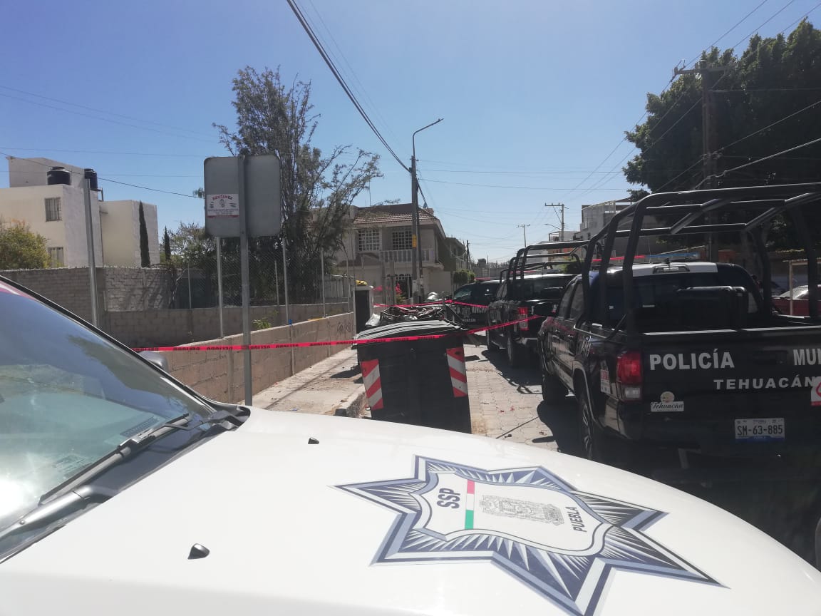 La zona permaneció resguardada por elementos de la Policía Municipal. (Apolonia Amayo)