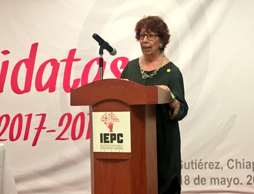 La embajadora emérita Carmen Moreno Toscano. (Especial)