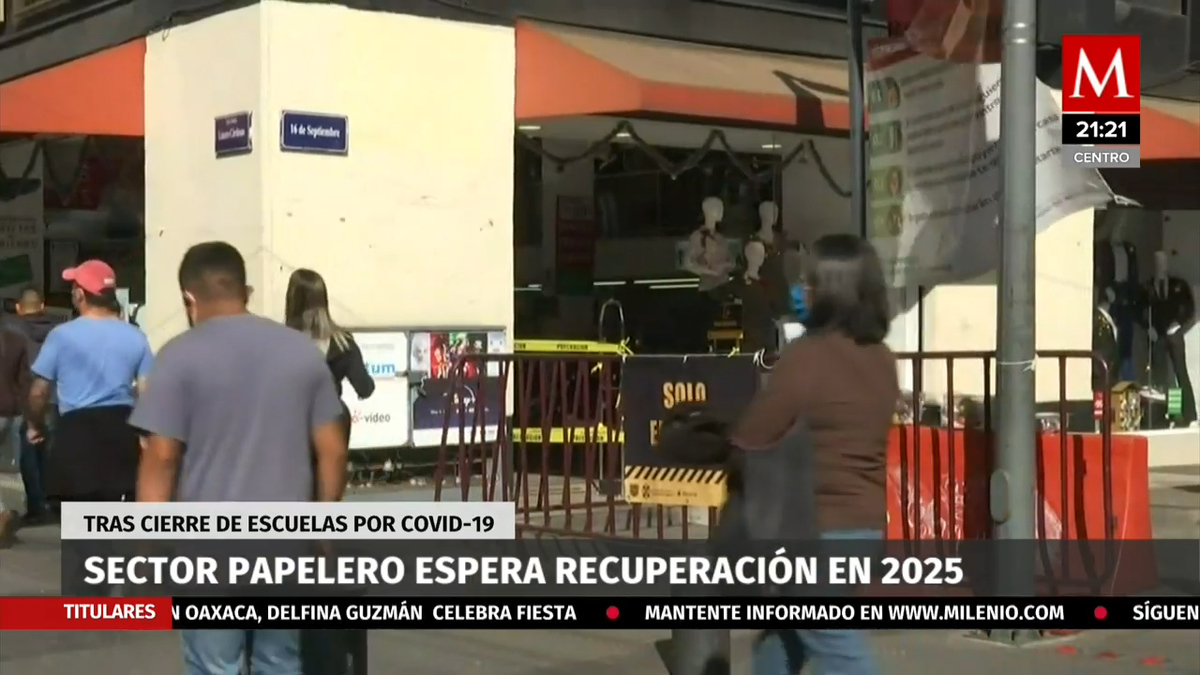 Tras cierre de escuelas por covid-19, sector papelero espera recuperación hasta 2025