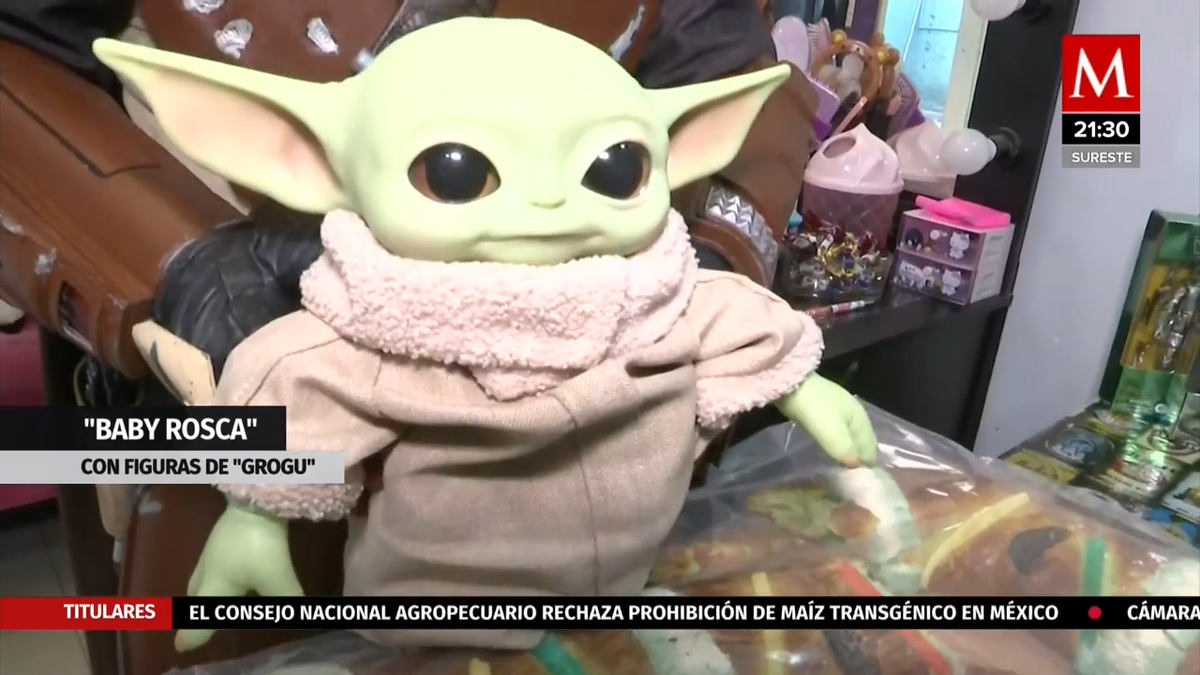 Figuras de Baby Yoda para tu Rosca de Reyes