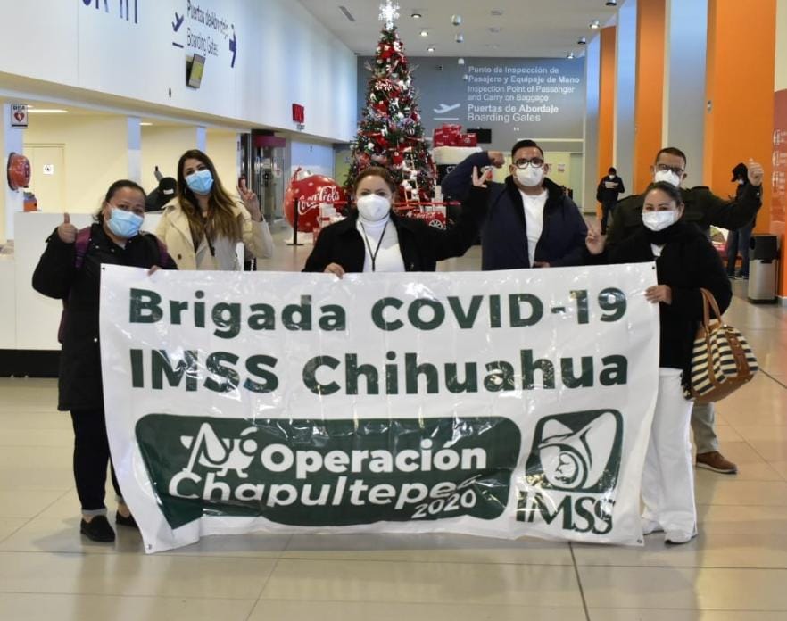 Se trata de un grupo de 14 médicos y personal de enfermería. (Juan José Gracía Amaro)
