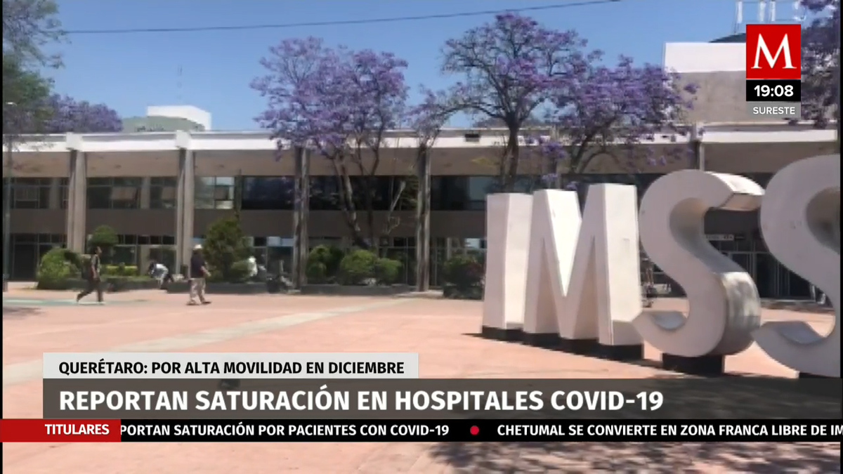 En Querétaro, hospitales reportan saturación por pacientes con covid-19