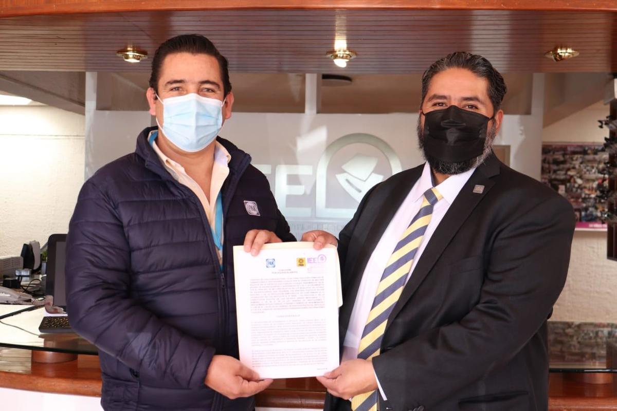 La tarde de este sábado se presentó oficialmente la “Coalición Por Aguascalientes”. (Liberto Ureña)