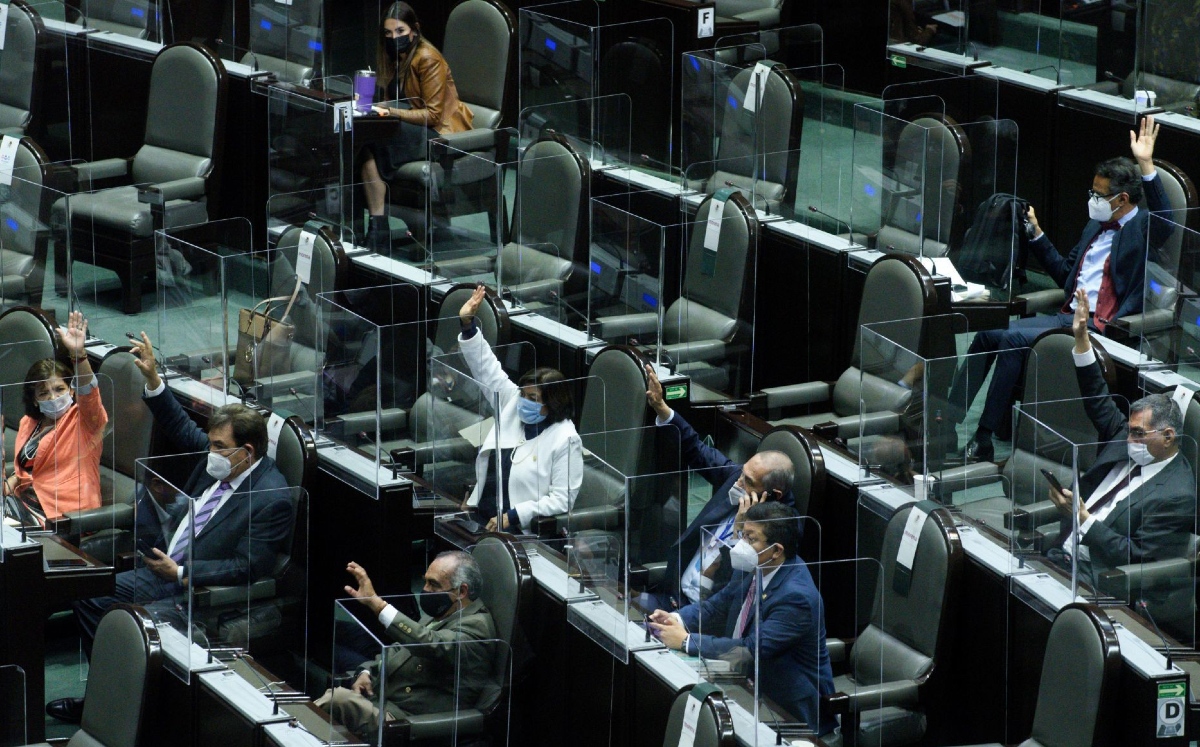Sesión de la Cámara de Diputados ante pandemia de covid-19. (Cuartoscuro)