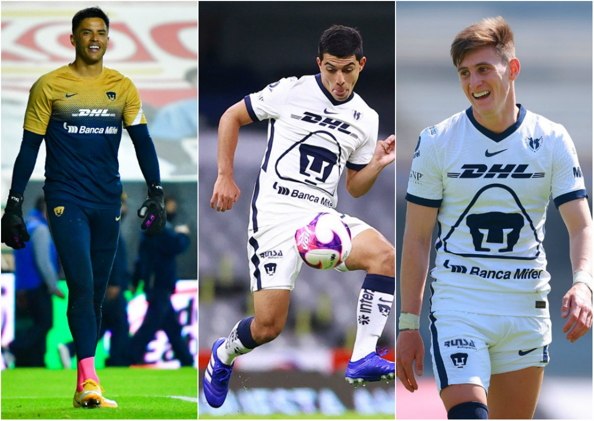 ¿Renovación o partida? Los jugadores de Pumas a los que se les acabará el contrato (Imago7)