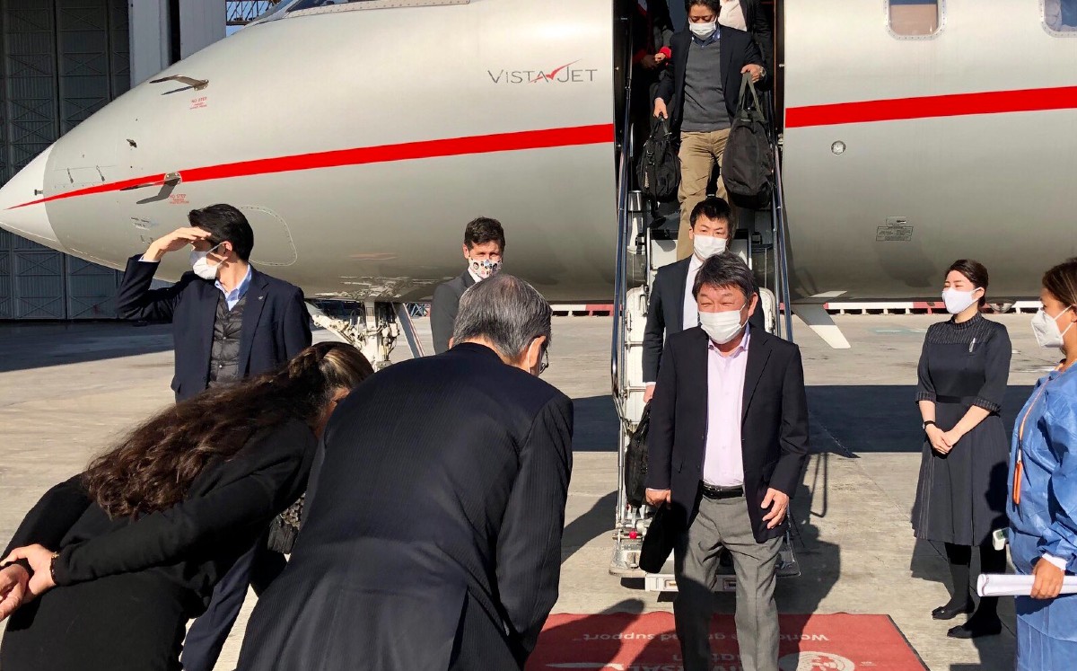 El canciller japonés realiza una gira de trabajo por varios países de América Latina.  (Twitter)