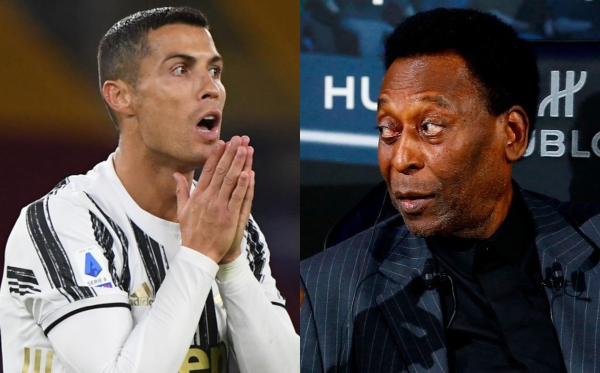 Cristiano Ronaldo y Pelé (Reuters/EFE)