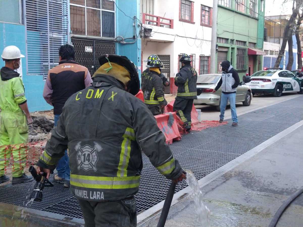Fuga de gas natural en la colonia Guerrero