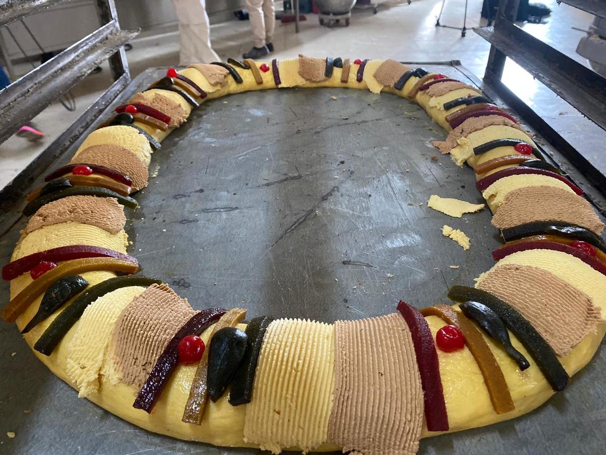 Tradicional rosca de reyes, un pan de temporada