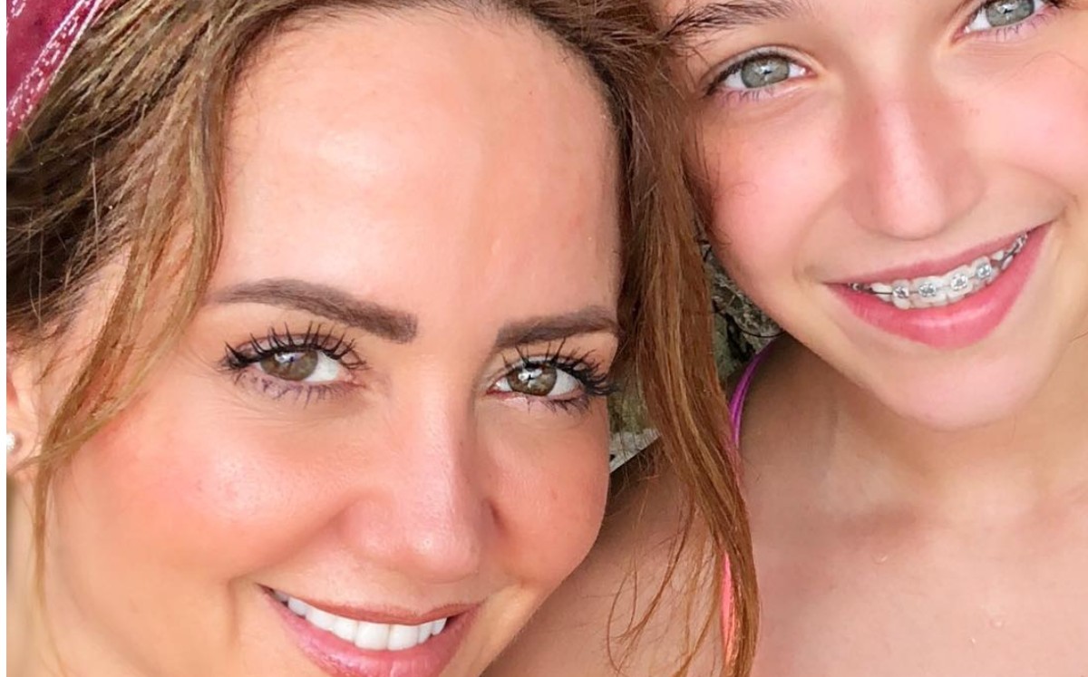 Andrea Legarreta y su hija Nina  hace unos años (Instagram)
