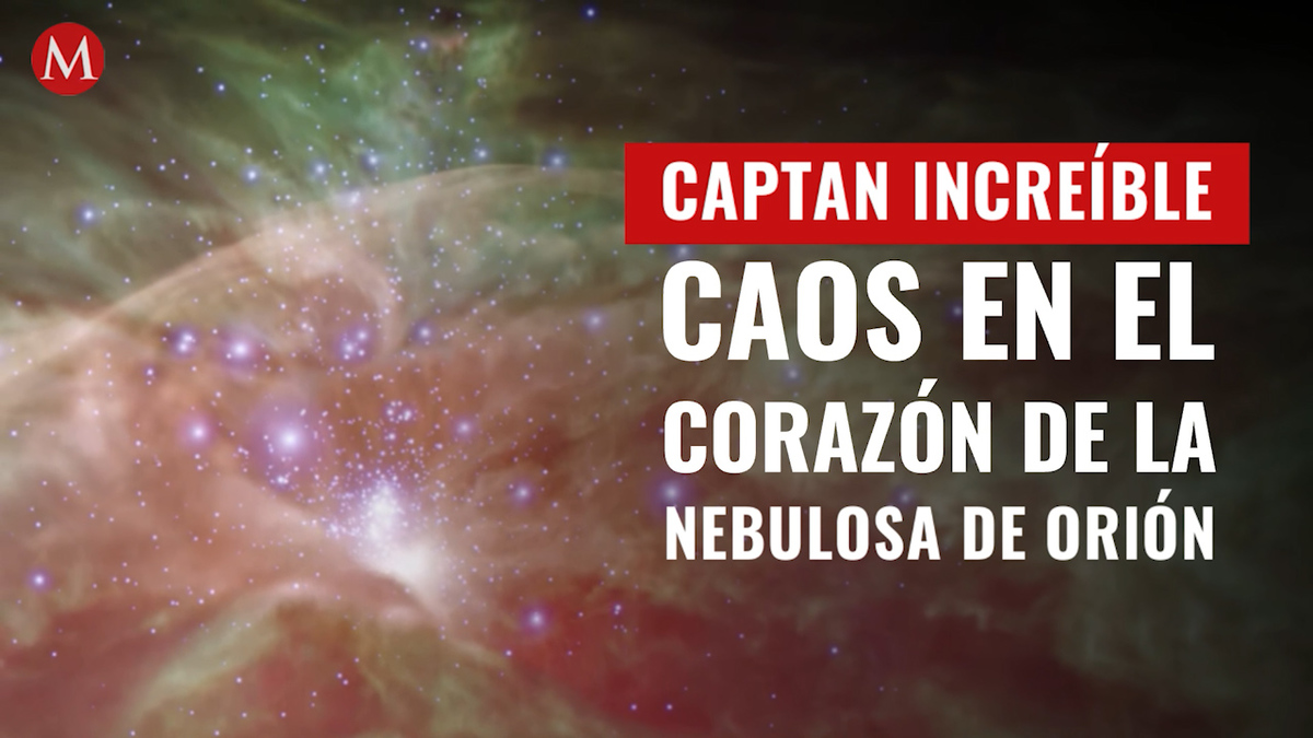 Captan increíble caos en el corazón de la nebulosa de Orión