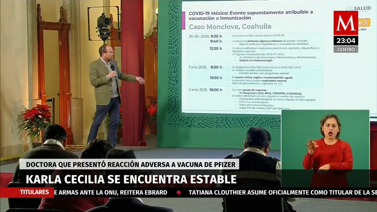 Doctora que sufrió reacción adversa a vacuna anticovid está consciente, pero con secuelas