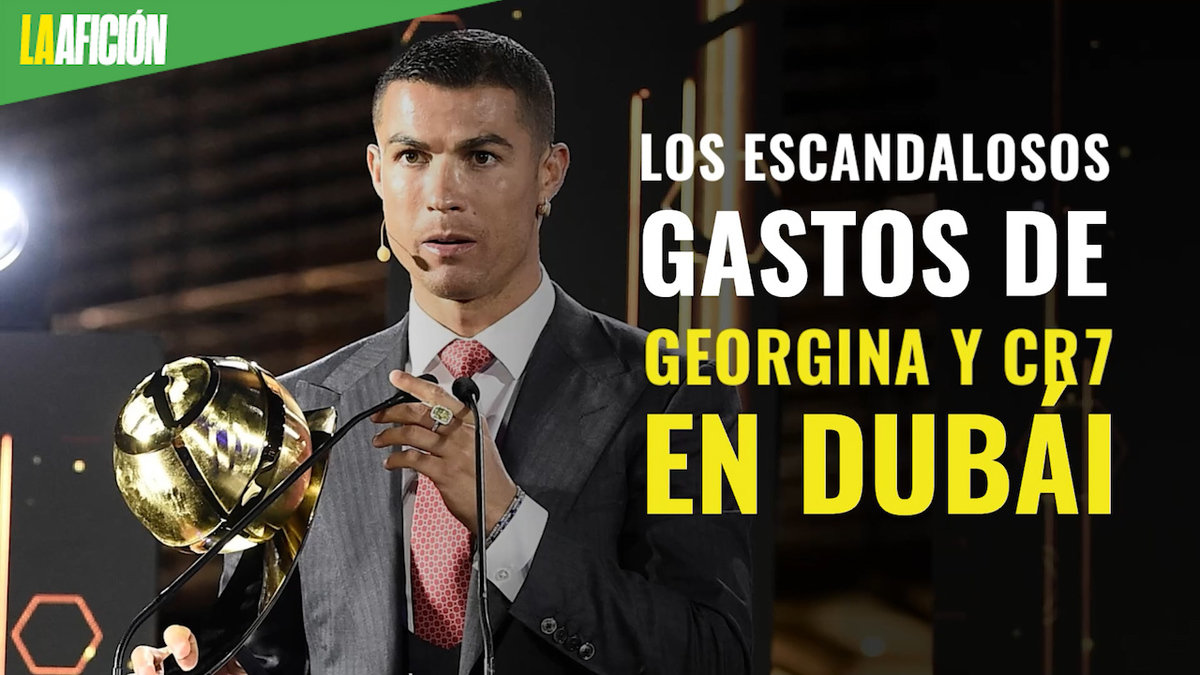 Filtran los escandalosos gastos de Georgina Rodríguez y Cristiano Ronaldo en Dubái