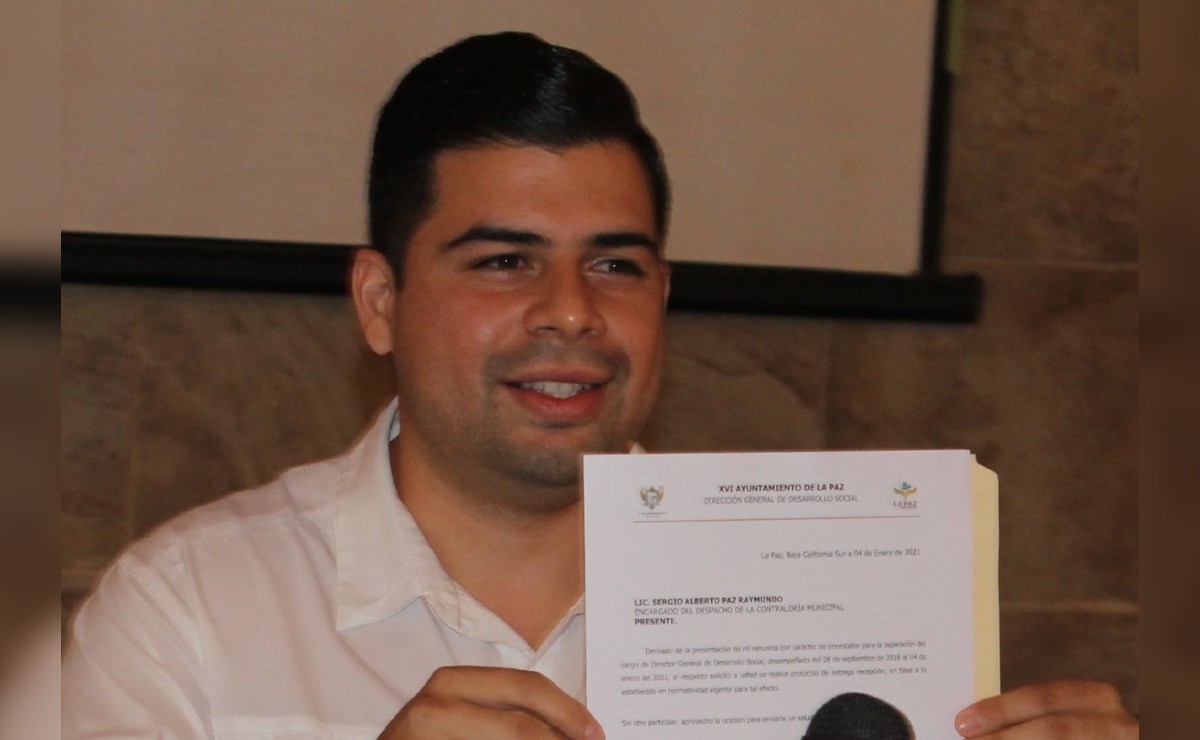 Manuel Cota agradeció al alcalde de la Paz, Rubén Muñoz, por permitirle formar parte de su gabinete. (Especial)
