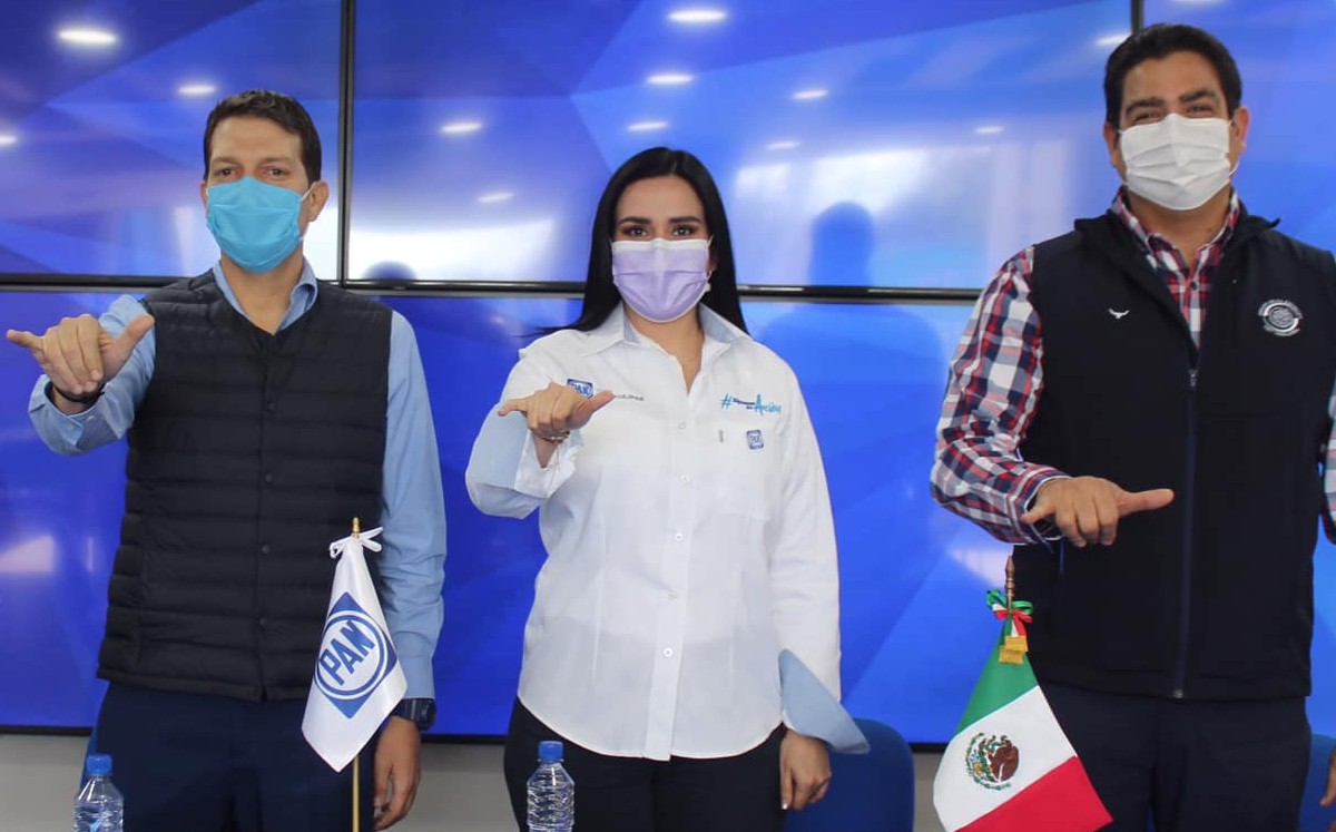 PAN Tamaulipas le da la bienvenida a Yahleel Abdala. (Cortesía)