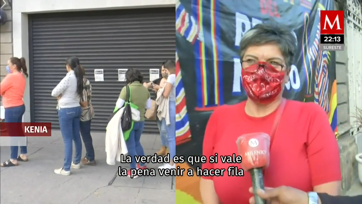 En panaderías se registraron largas filas para conseguir una rosca de Reyes