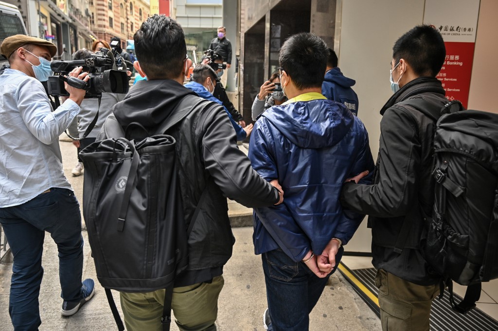 Cerca de 50 políticos y activistas fueron detenidos por la policía de Hong Kong. (AFP)