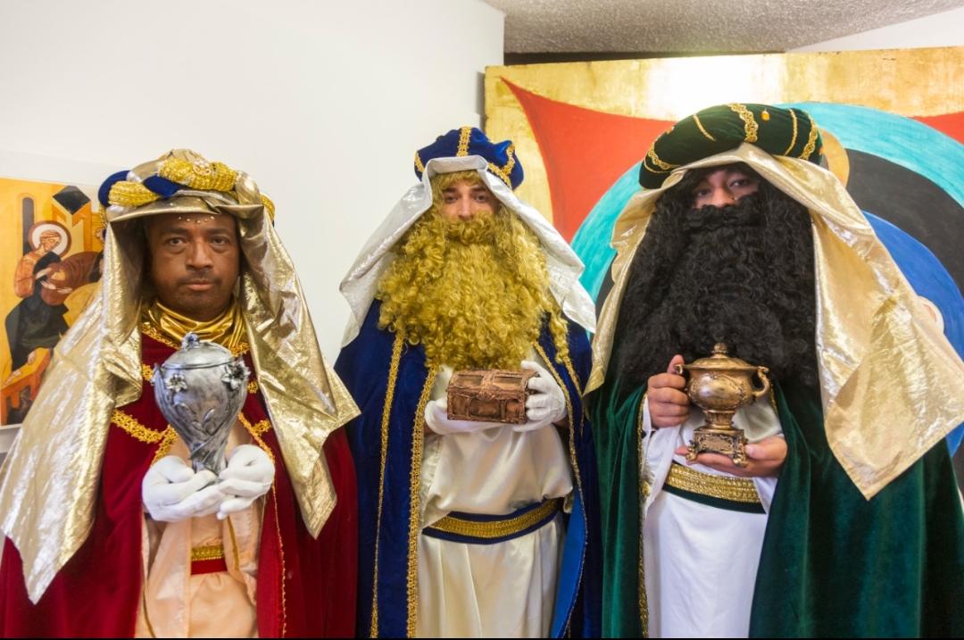 Los tres Reyes Magos llegaron a Puebla. (Andrés Lobato)