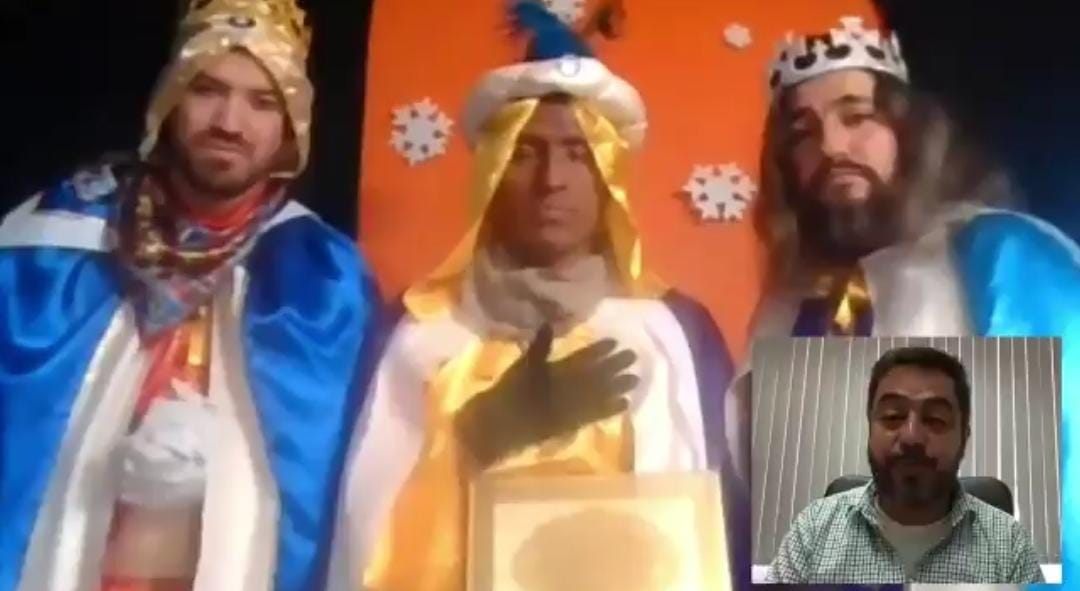 Los Reyes Magos pidieron a los habitantes de la demarcación quedarse en casa |  Especial