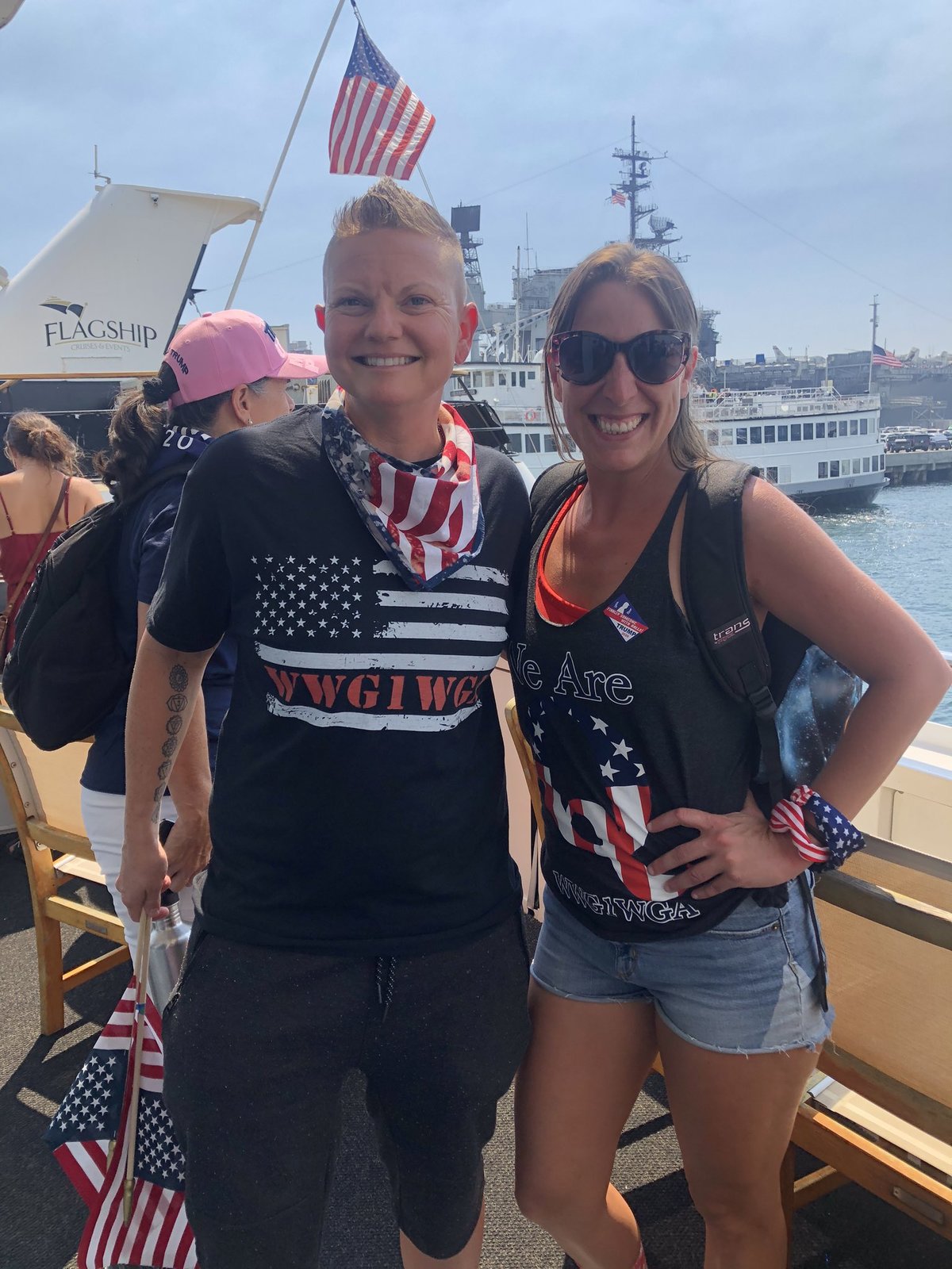 Ashli ​​Babbit, una veterana de 14 años, que sirvió en cuatro giras con la Fuerza Aérea de los Estados Unidos. (Tomada de @Ashli_Babbitt)