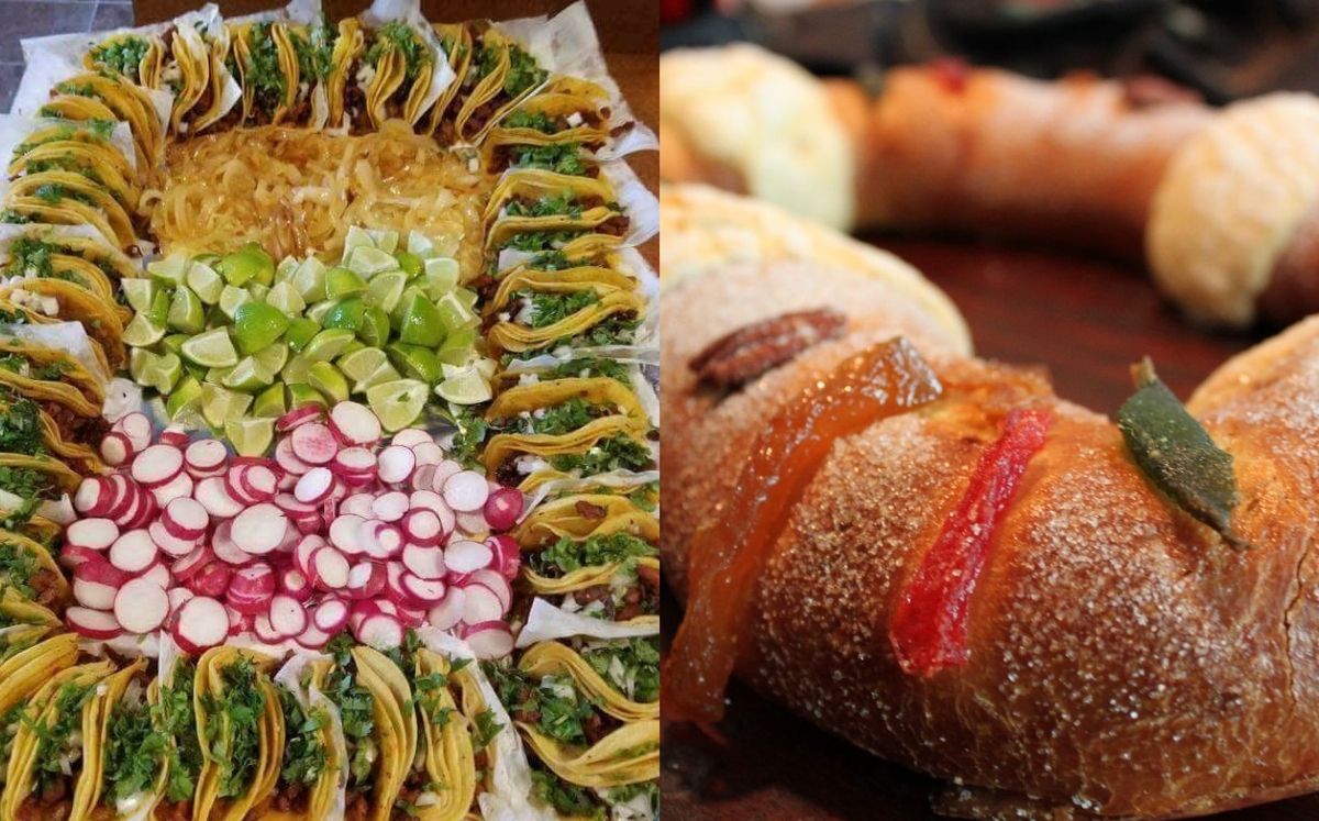 La rosca de reyes evoluciona y ahora se hace con tacos