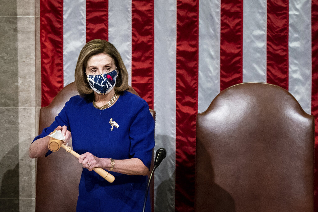 Nancy Pelosi, líder de la Cámara Baja de EU. (AP)