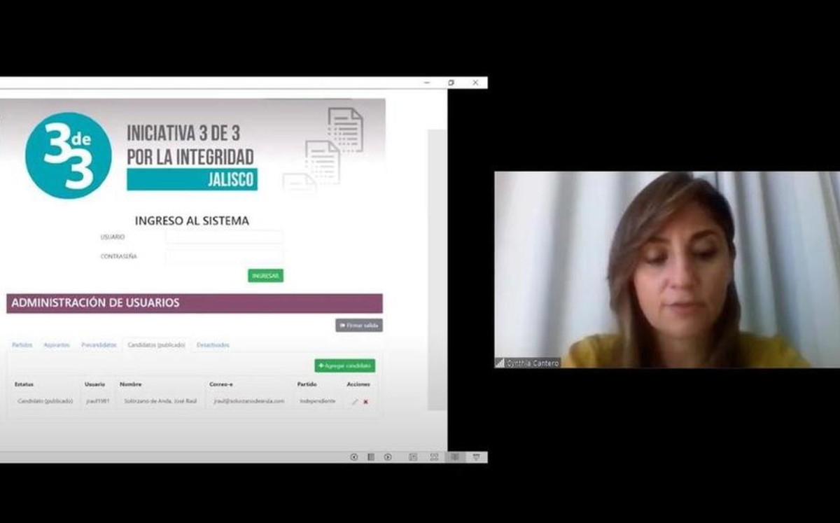 Presentan plataforma para declaración 3 de 3 de candidatos
