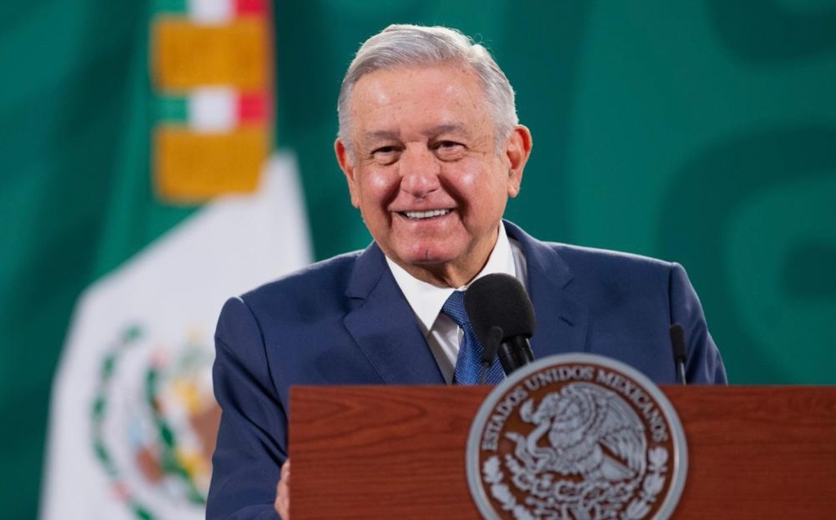 El presidente Andrés Manuel López Obrador en conferencia matutina. (Cortesía)