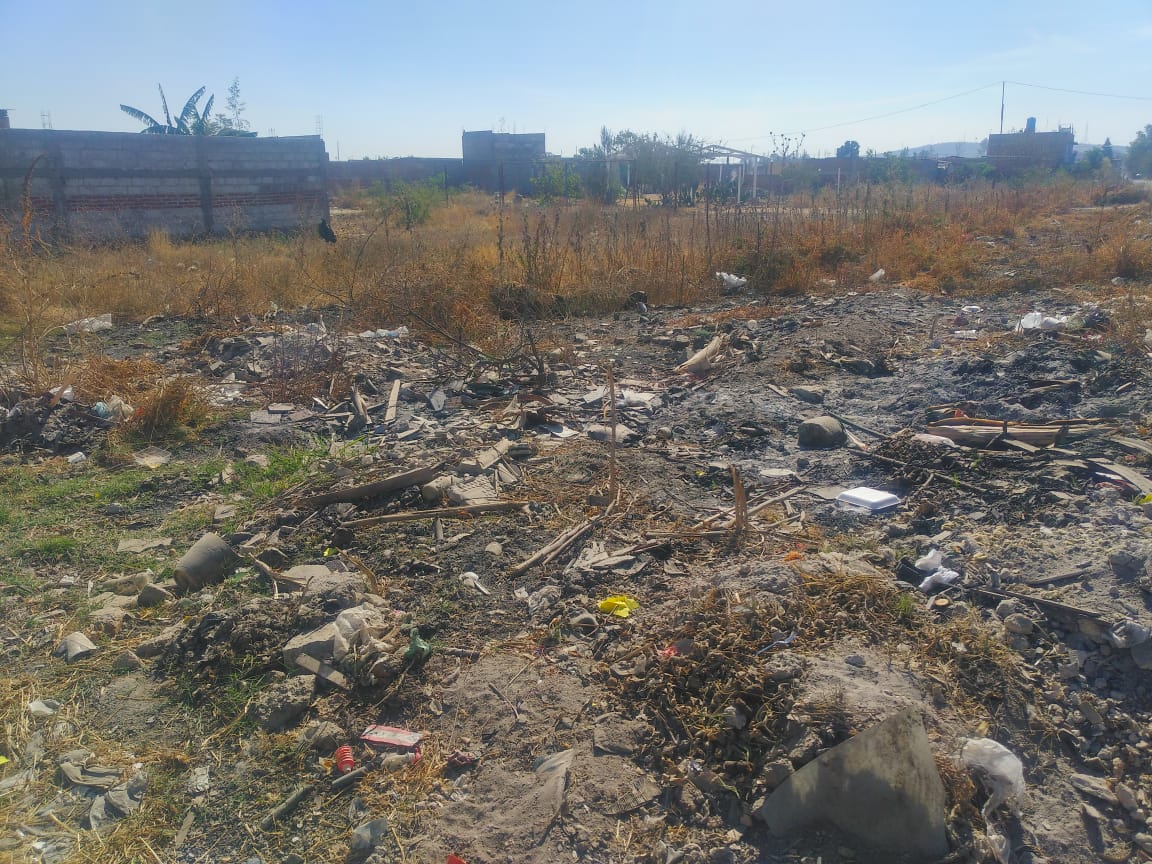 Quema de basura en Irapuato