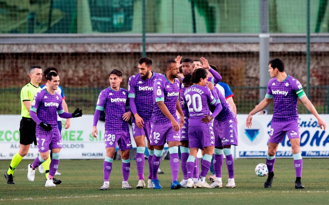 Real Betis celebra victoria en Copa del Rey (EFE)