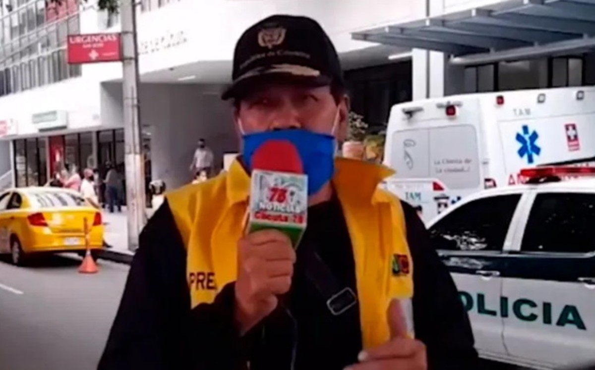 Reportero se entera de la muerte de su esposa en vivo. (Captura)