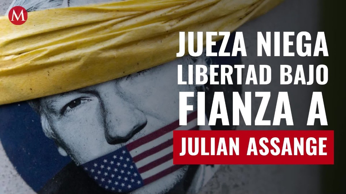 Por riesgo de fuga, jueza niega libertad bajo fianza a Julian Assange de WikiLeaks
