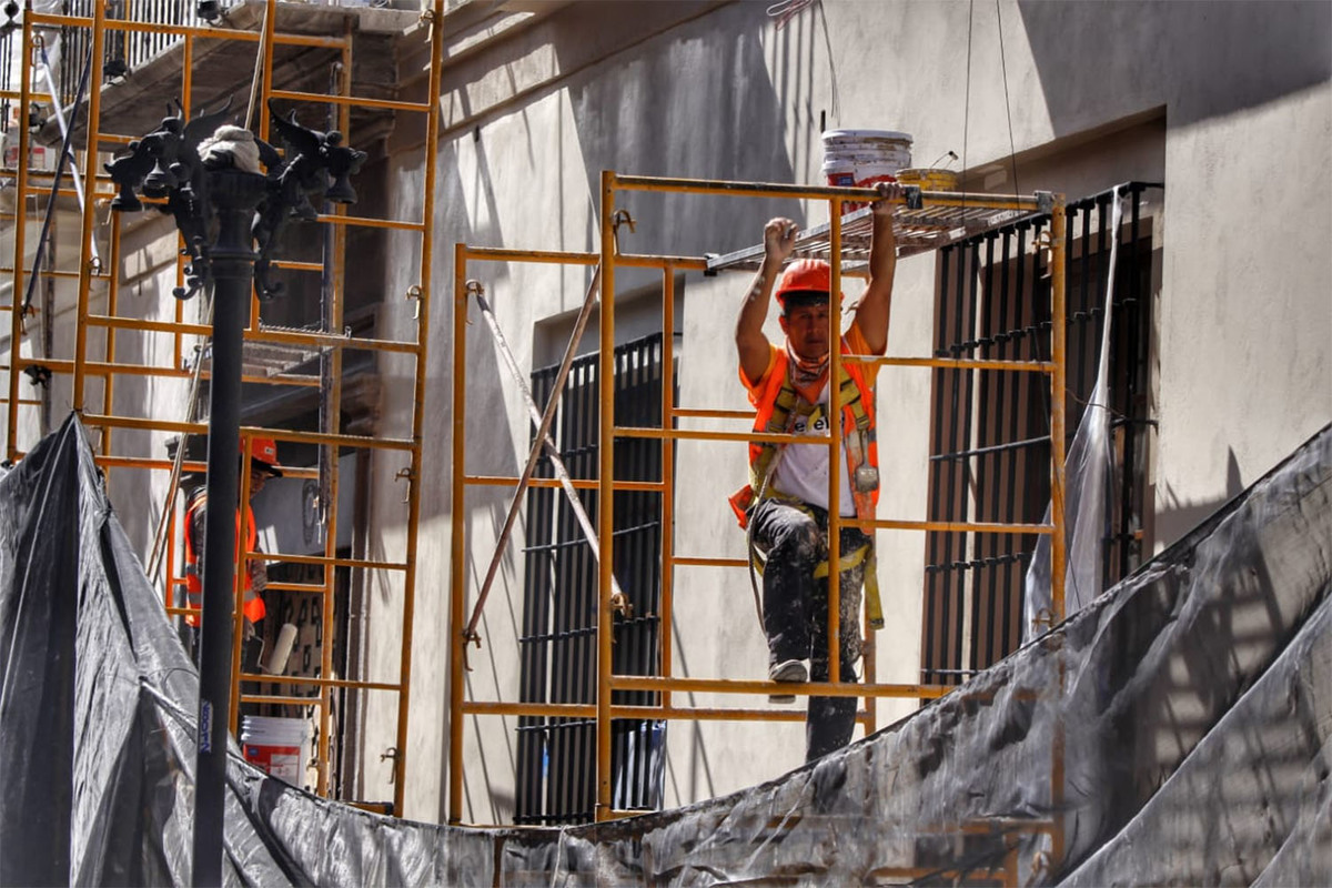 Trabajadores de la industria de la construcción. (Melanie Torres)