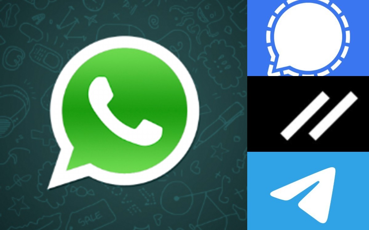 Algunas de estas apps te servirán para cambiar WhatsApp, si así lo deseas. (Con fotos de Twitter)