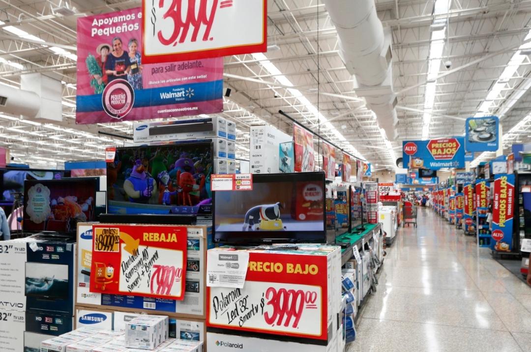 Aspectos de una de las tiendas de  Walmart. (Agencia Enfoque)