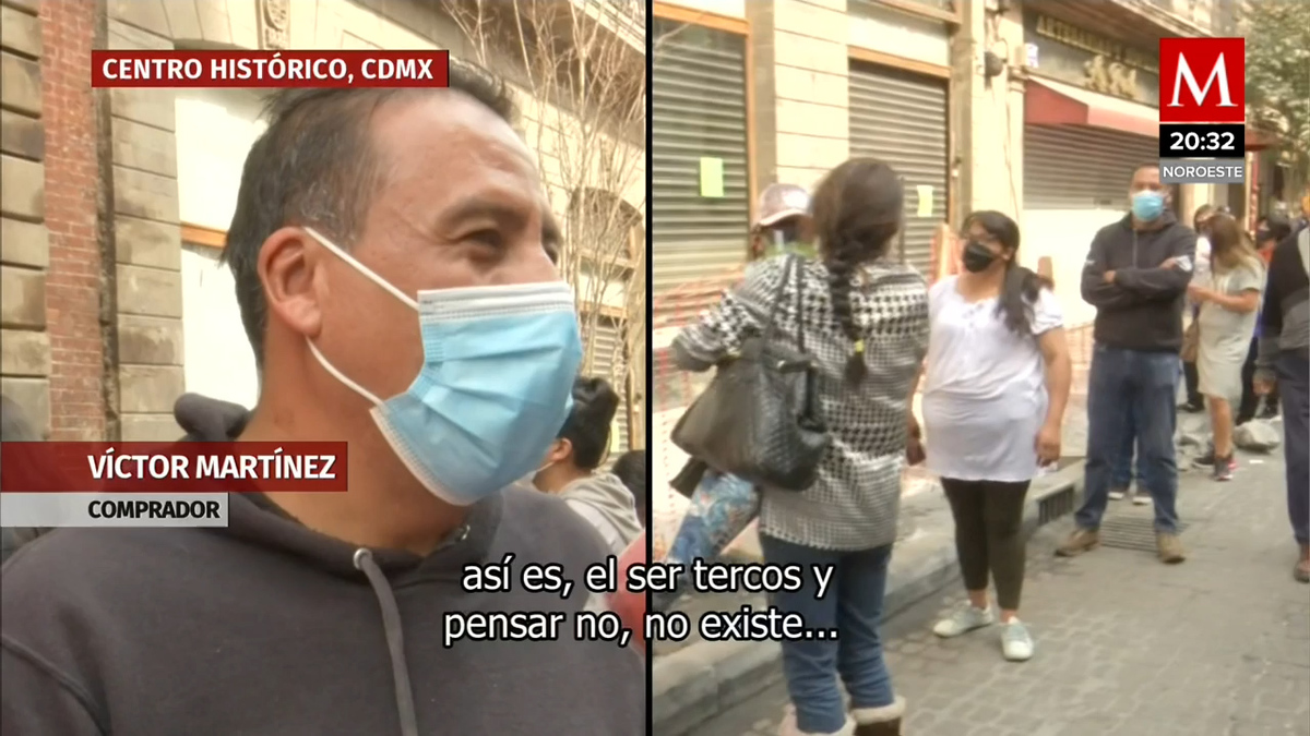 En CdMx, hacen largas filas en panaderías del Centro para comprar Roscas de Reyes