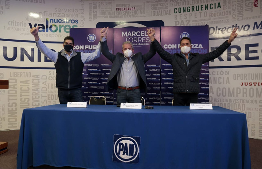 Entre otros que conformarán su equipo de campaña están Luz Natalia Virgil Orona y Gerardo Aguado. (Mauricio Román)