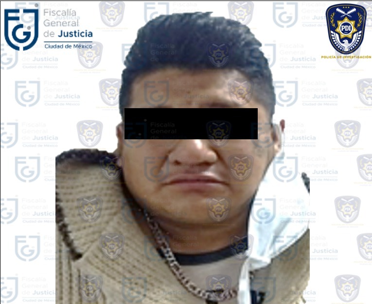 El aprehendido fue trasladado e ingresado al reclusorio Sur.