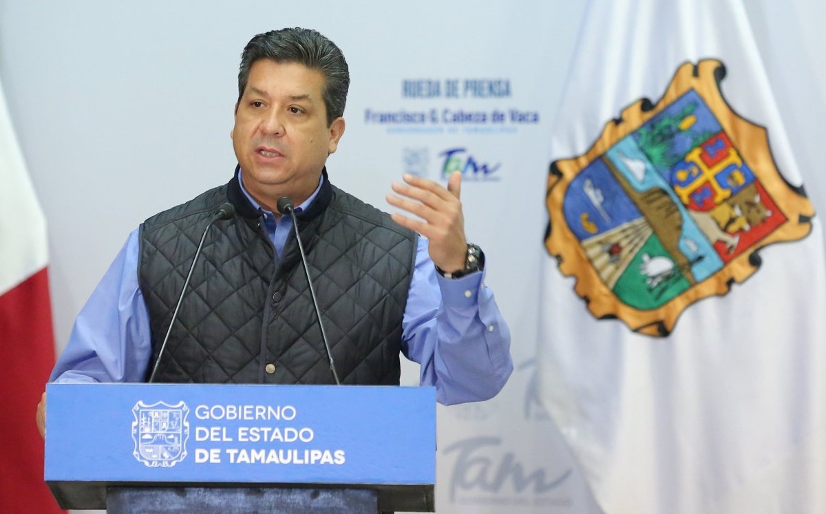 Francisco García Cabeza de Vaca, gobernador de Tamaulipas. (Cortesía)