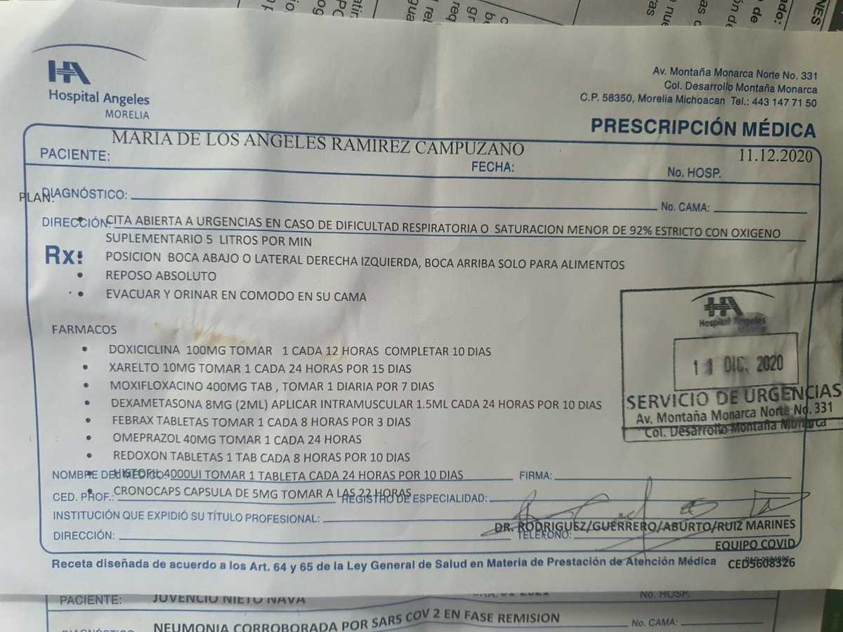 La atención médica la recibieron en Morelia