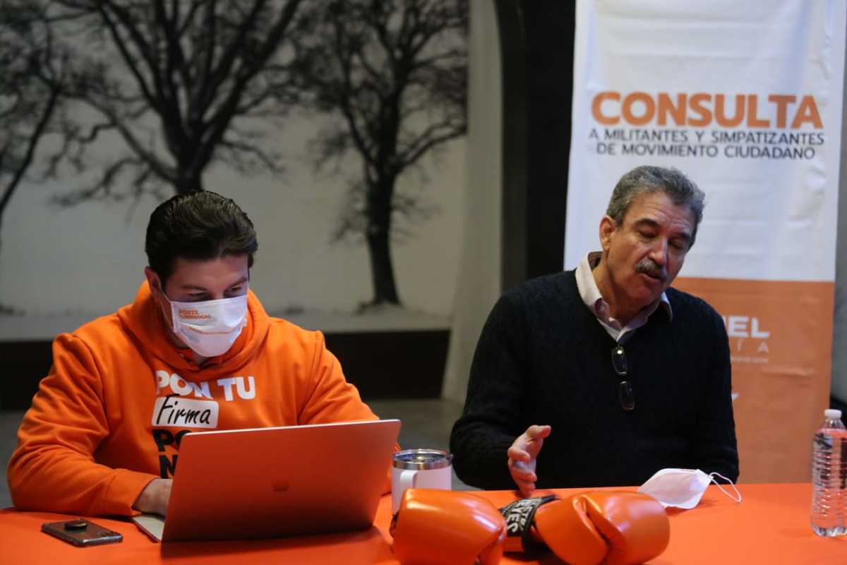 Samuel García y Hernán Villarreal. Foto: Jorge López.