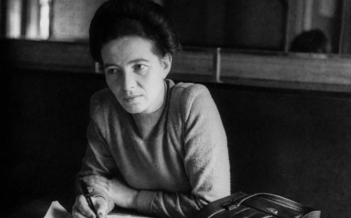 Simone de Beauvoir (Denise Bellon)