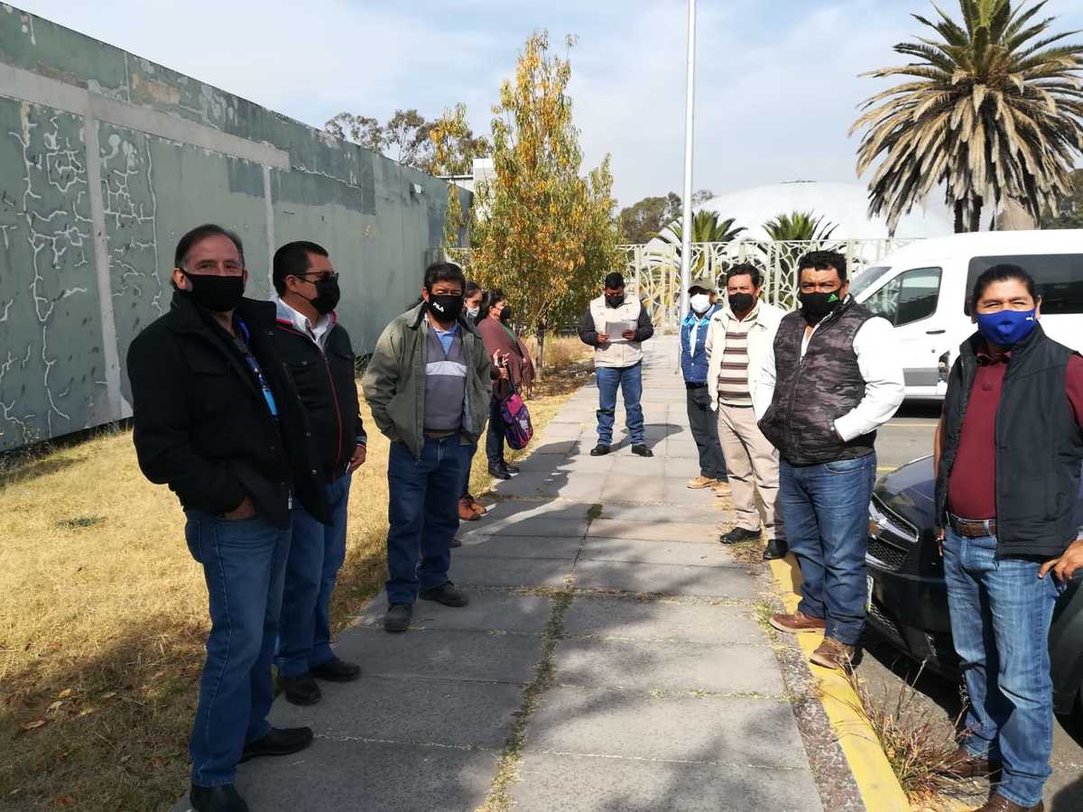 Trabajadores de zona arqueológica de Cantona solicitan freno al recorte de personal y apoyo para el funcionamiento. (Andrés Lobato)